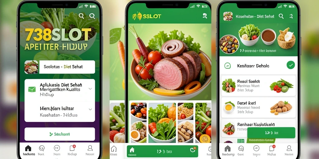 Tampilan antarmuka 738SLOT yang menarik dan user-friendly di Diet Sehat.