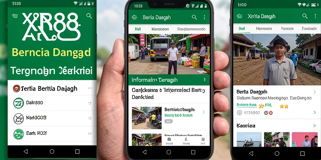 Tampilan antarmuka utama XR88 dengan berita terkini dan kategori yang mudah diakses.